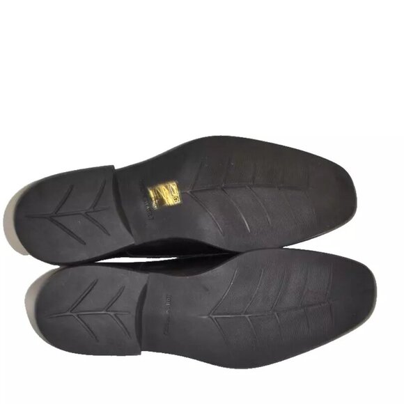 New! Bruno Magli RAGING LEATHER SLIP-ON BLACK LEATHER Loafer Size 9.5 M DD471 main image 6